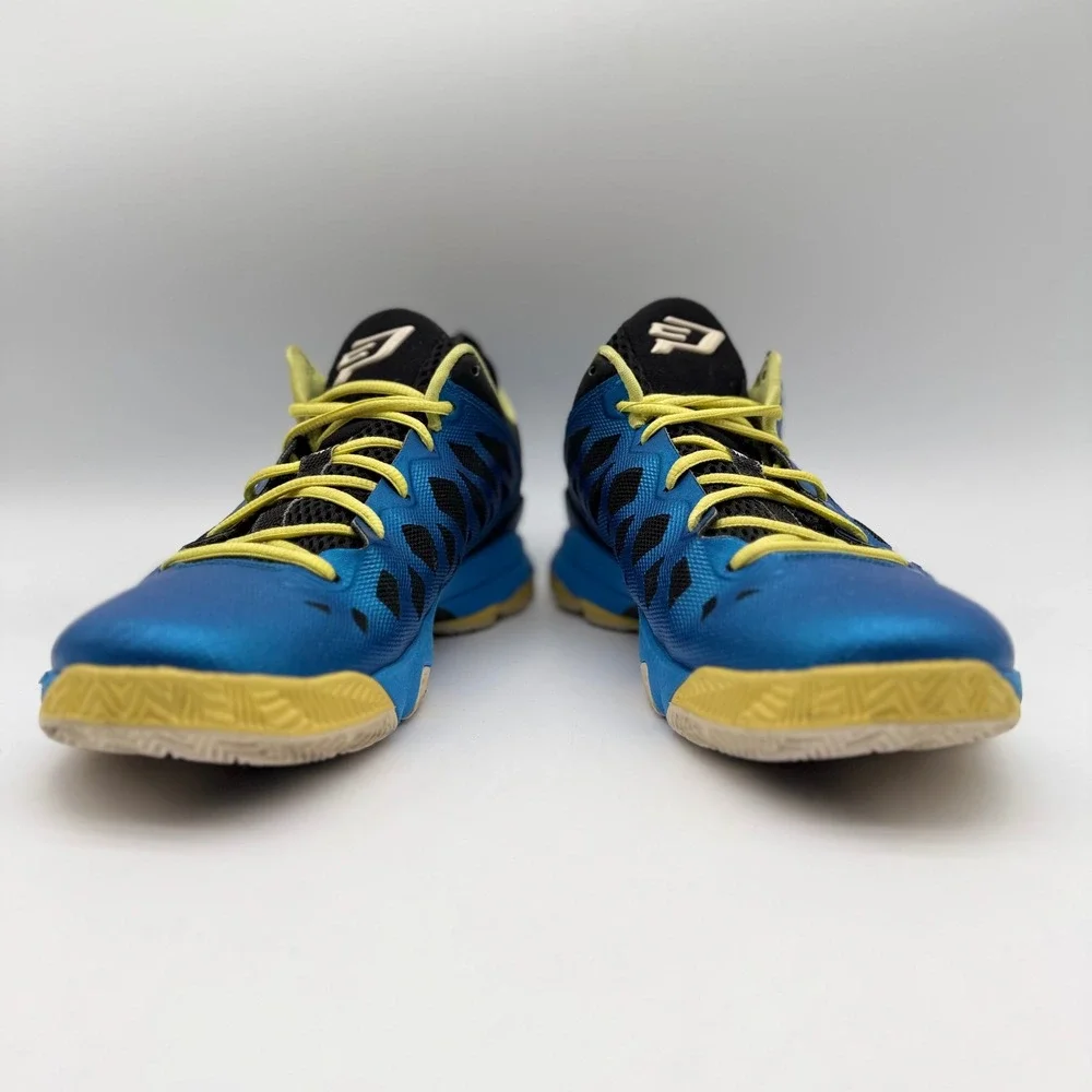 Jordan Mens 10 CP3.VI Nitro Pack Blue Yellow Basketball Shoes 535807-406
